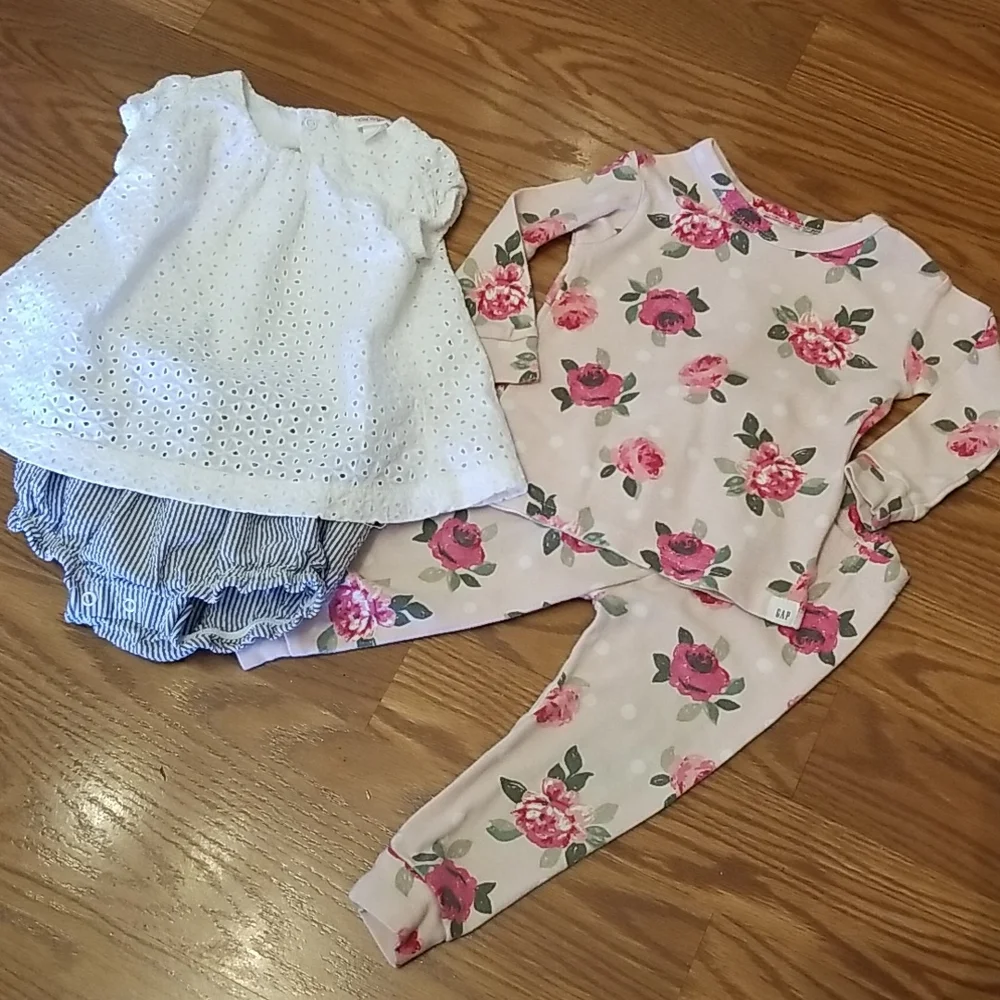 Gap pajamas‎ cat an hack romper 12mo